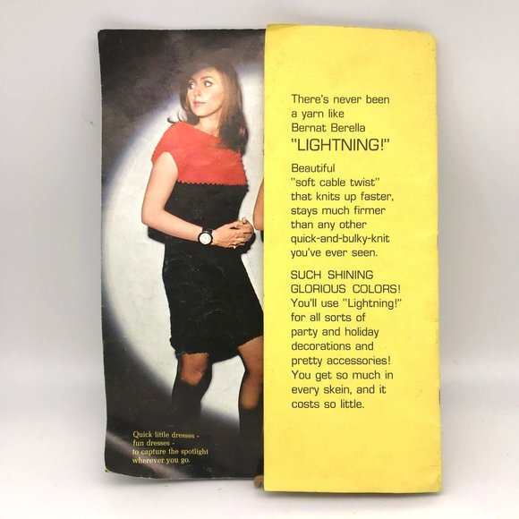 Vintage Berella Lightning Pattern Magazine, Bernat Book 151, Knit and Crochet - Picture 4 of 4